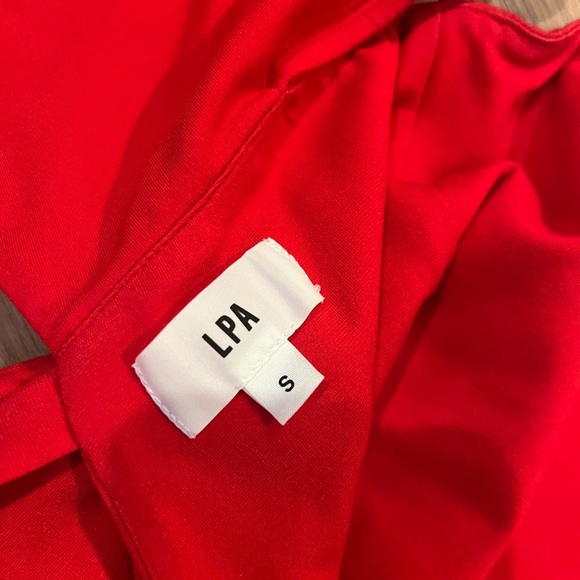 LPA off the shoulder mini dress red - Picture 4 of 4